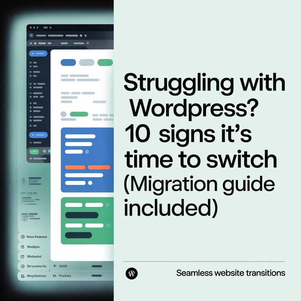 Struggling With WordPress? 10 Signs It's Time to Switch (Migration Guide Included)