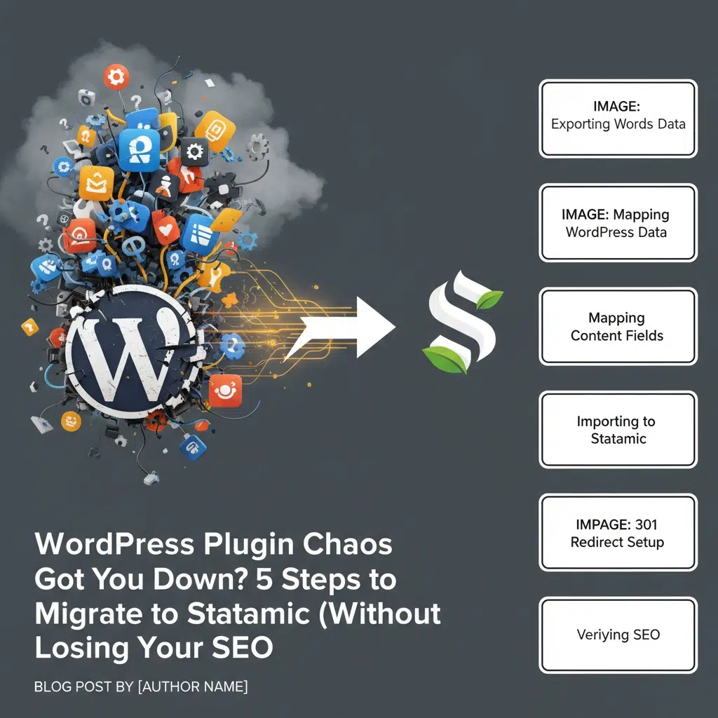 WordPress Plugin Chaos Got You Down? 5 Steps to Migrate to Statamic (Without Losing Your SEO)
