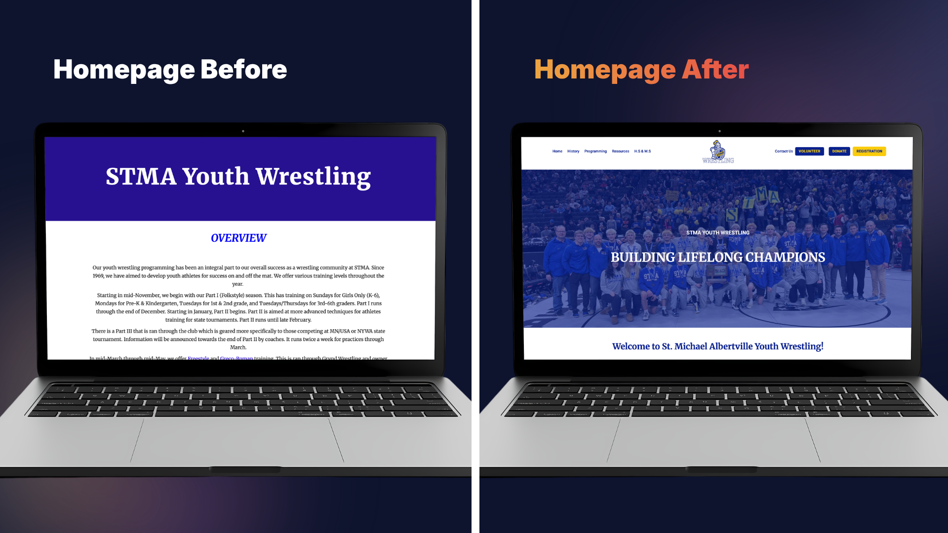 Taking the Mat Online: How We Rebuilt STMA Youth Wrestling’s Digital Home