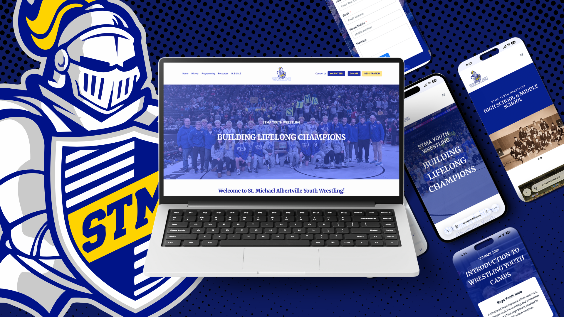Case Study: Rebuilding the STMA Wrestling Booster Club Website